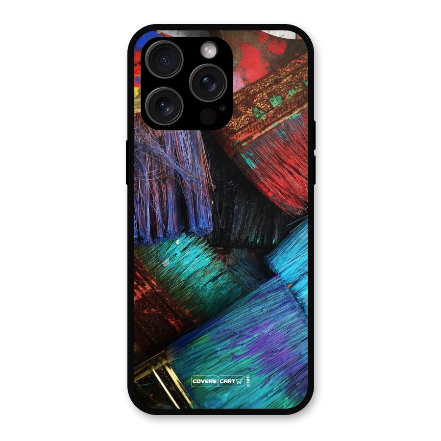 Magic Brushes Metal Back Case for iPhone 15 Pro Max
