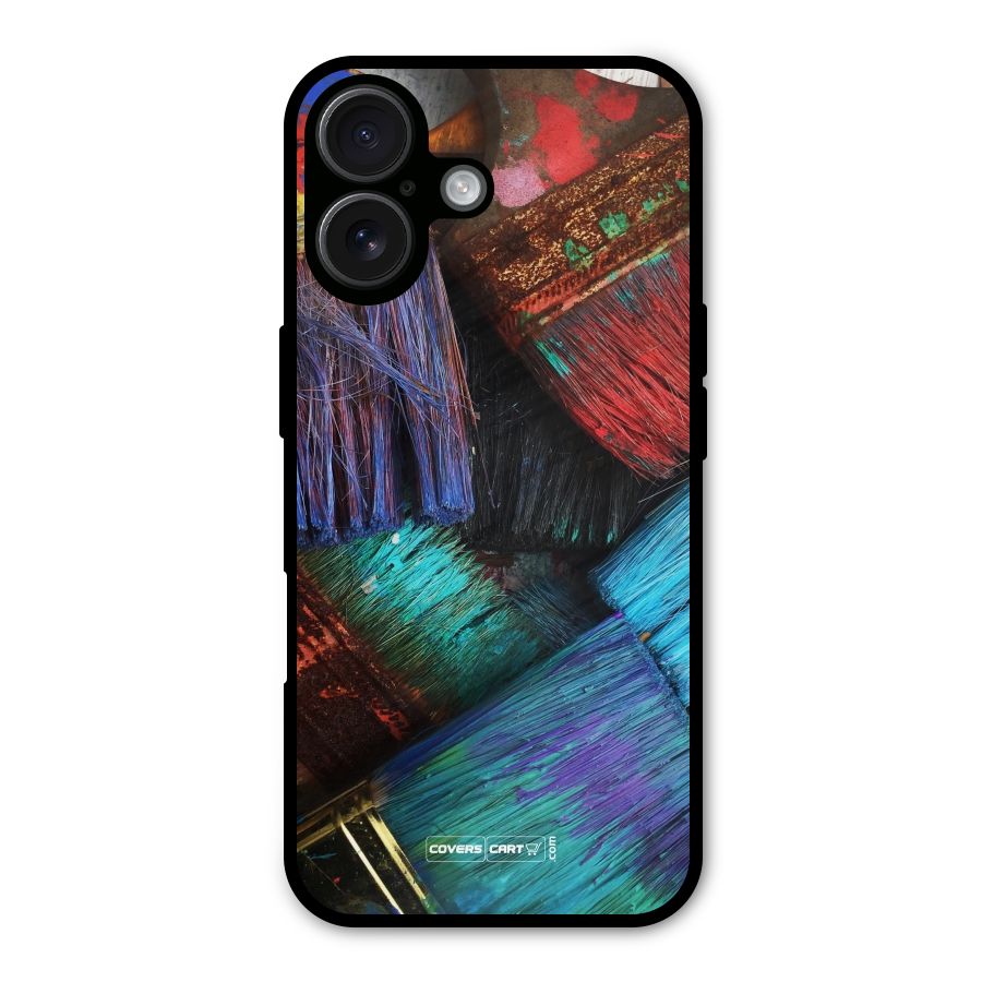 Magic Brushes Metal Back Case for iPhone 16