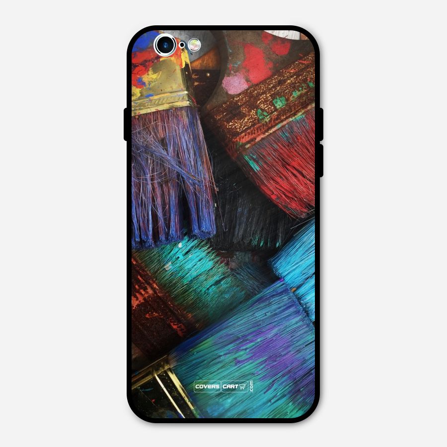 Magic Brushes Metal Back Case for iPhone 6 6s