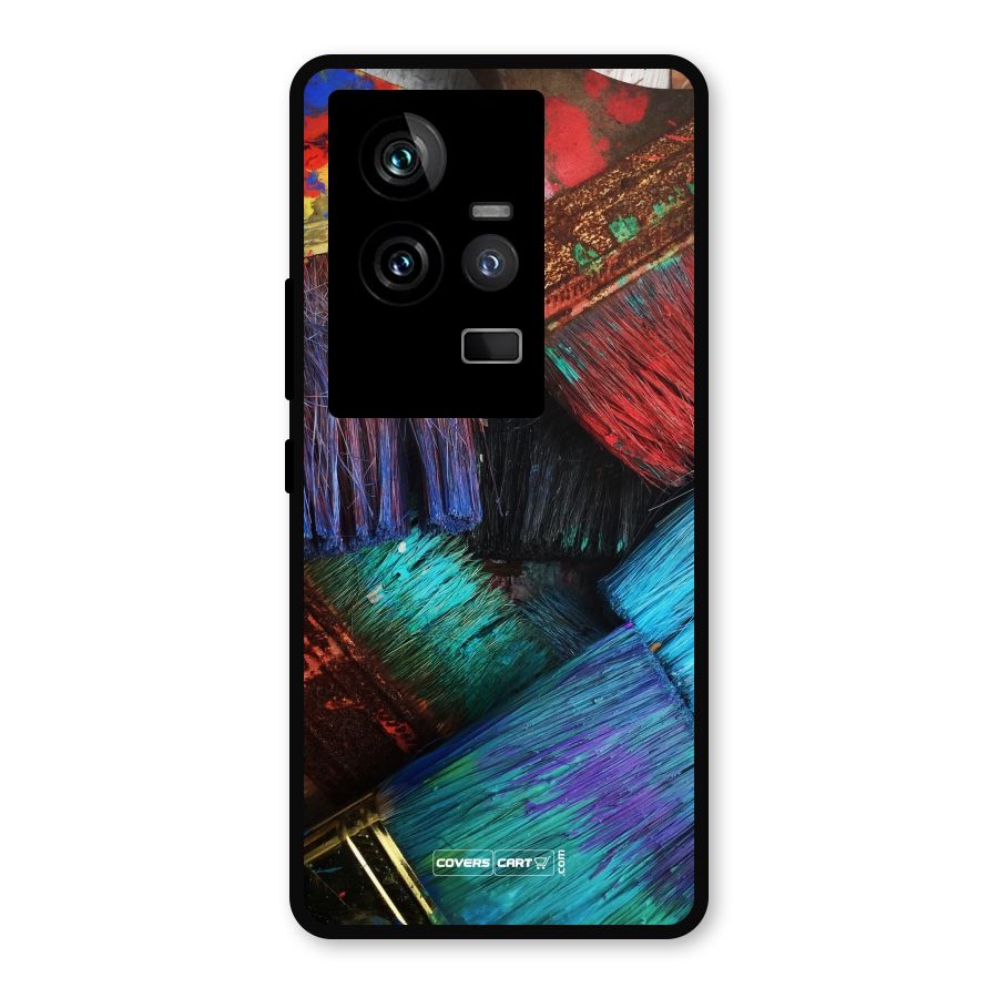 Magic Brushes Metal Back Case for iQOO 11 5G
