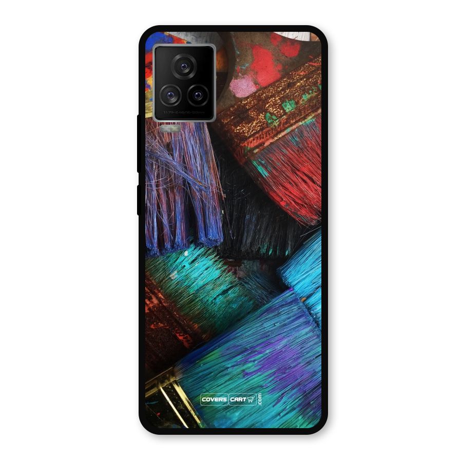 Magic Brushes Metal Back Case for iQOO 7 Legend 5G