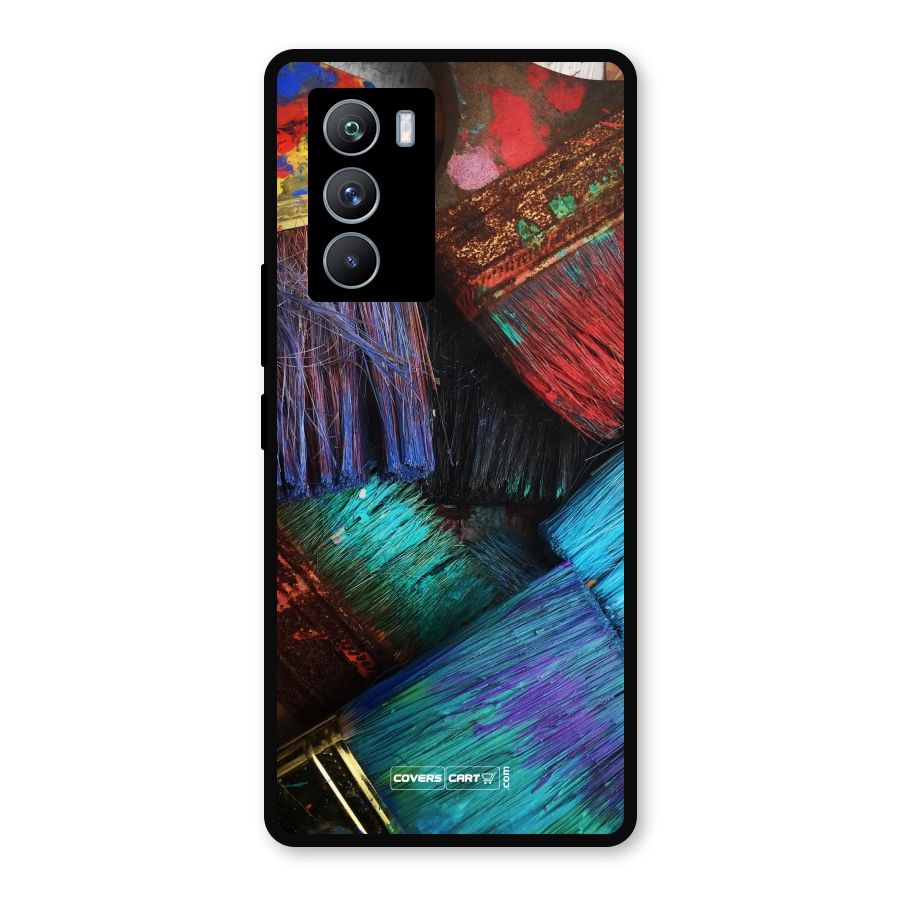 Magic Brushes Metal Back Case for iQOO 9 SE