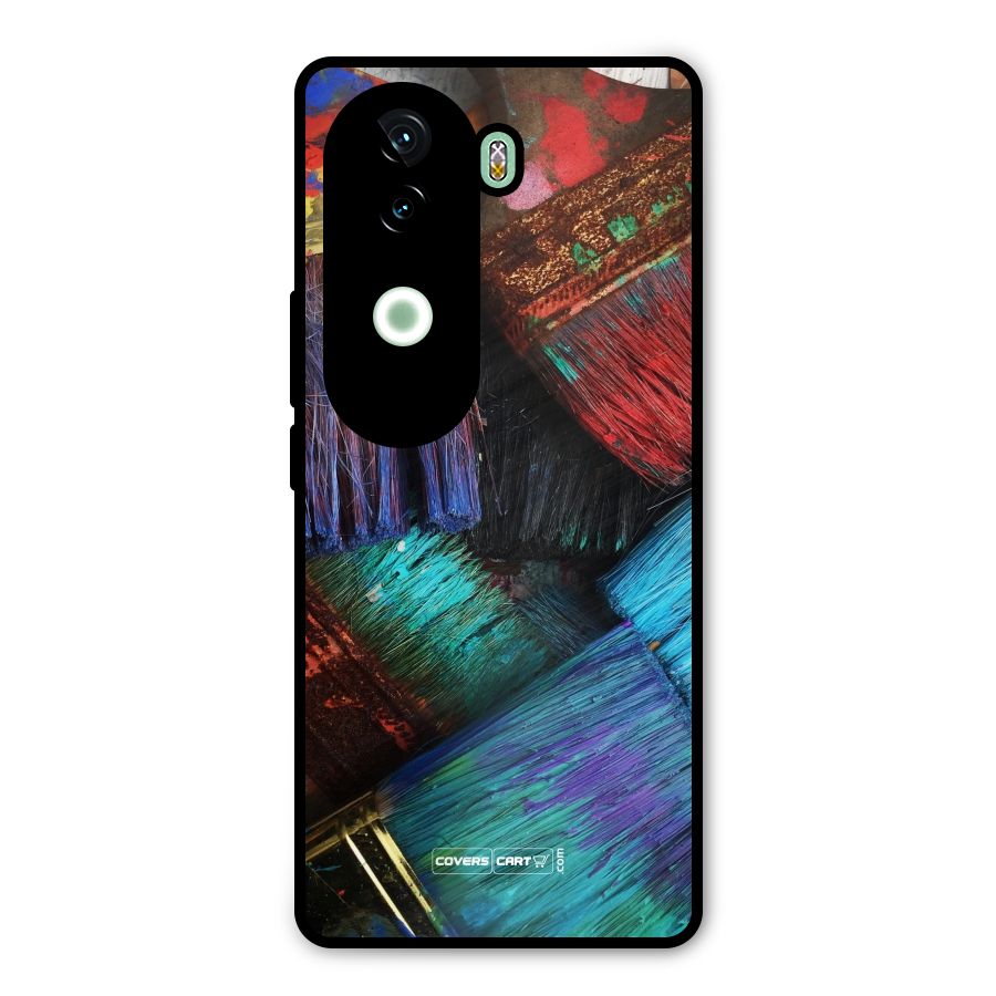 Magic Brushes Metal Back Case for iQOO Z9s