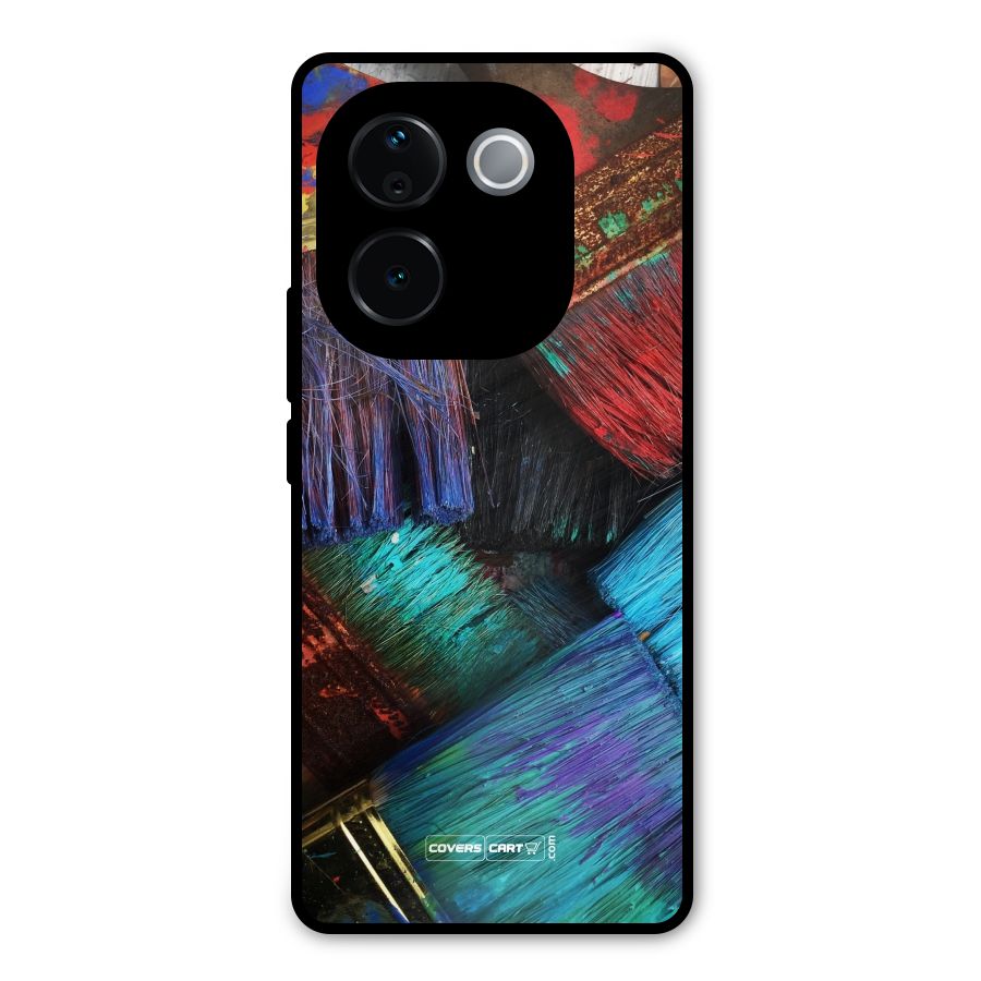 Magic Brushes Metal Back Case for iQOO Z9s Pro
