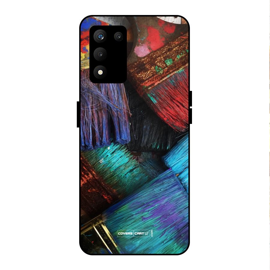 Magic Brushes Metal Back Case for realme 9 5G SE