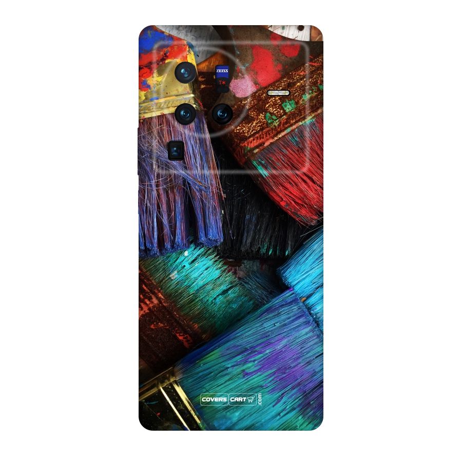 Magic Brushes Original Polycarbonate Back Case for Vivo X80