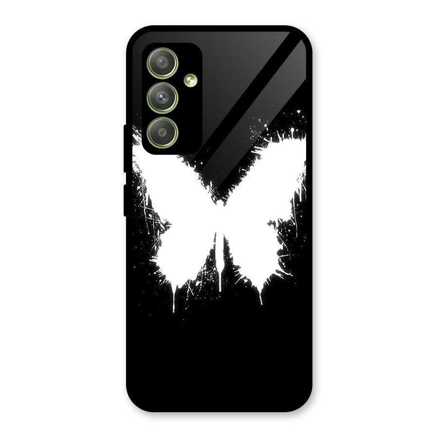 Magic Butterfly Glass Back Case for Galaxy A54