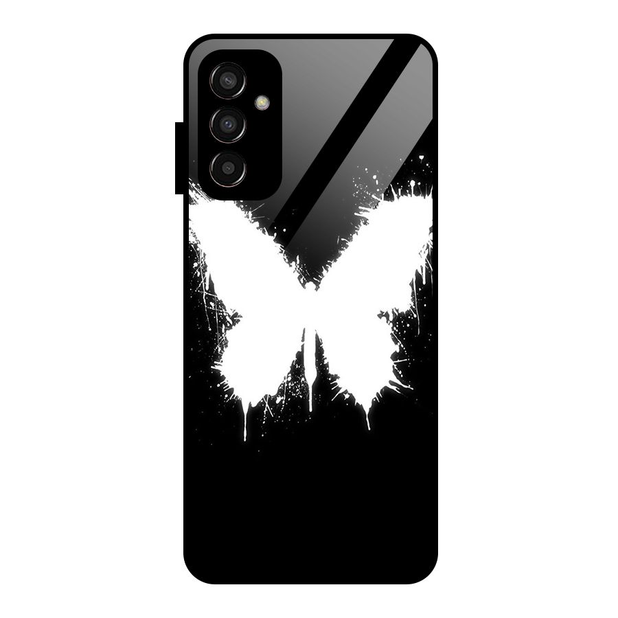 Magic Butterfly Glass Back Case for Galaxy F13
