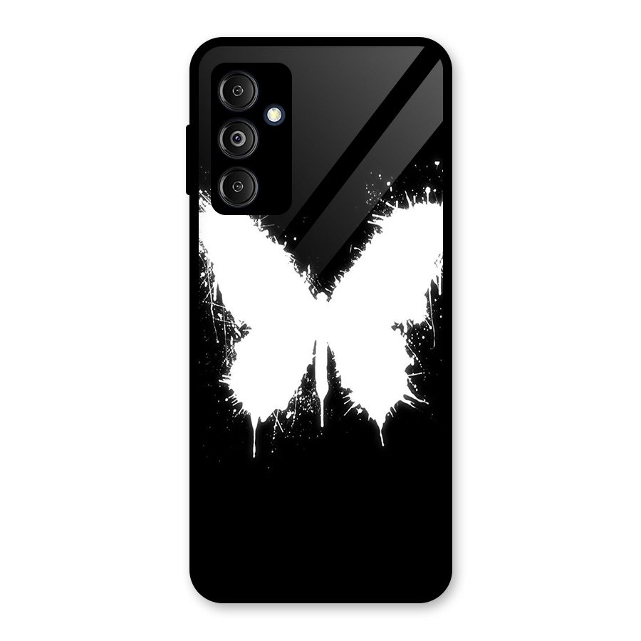 Magic Butterfly Glass Back Case for Galaxy M14 5G