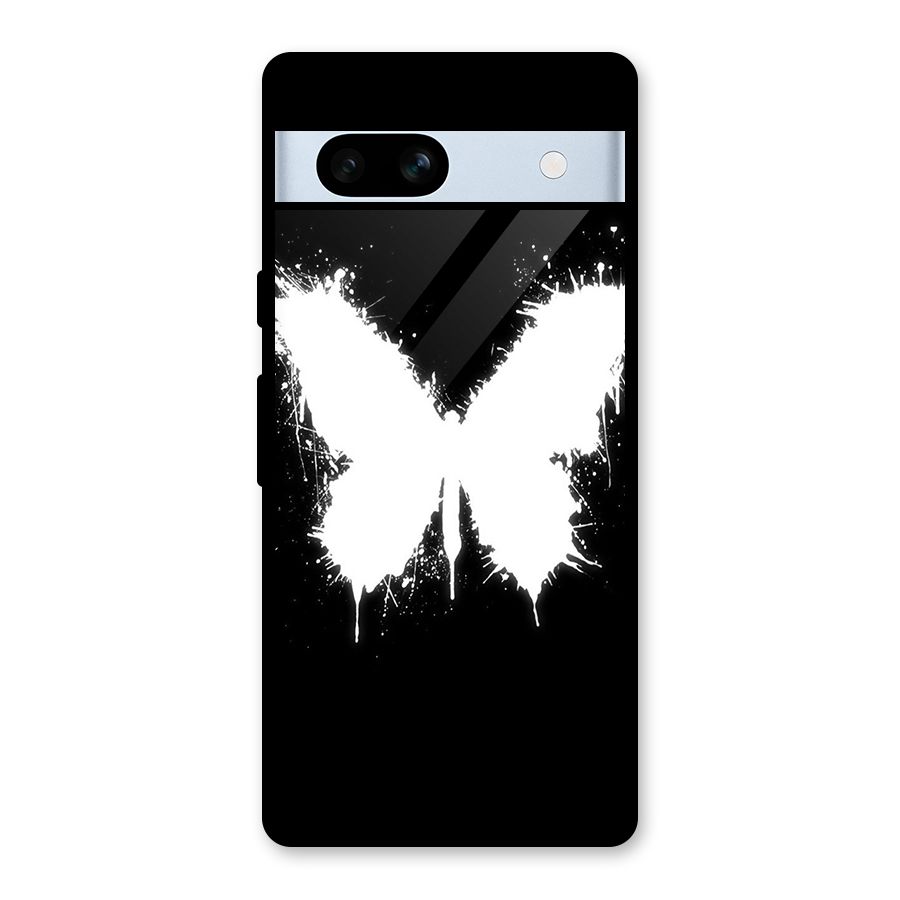 Magic Butterfly Glass Back Case for Google Pixel 7a