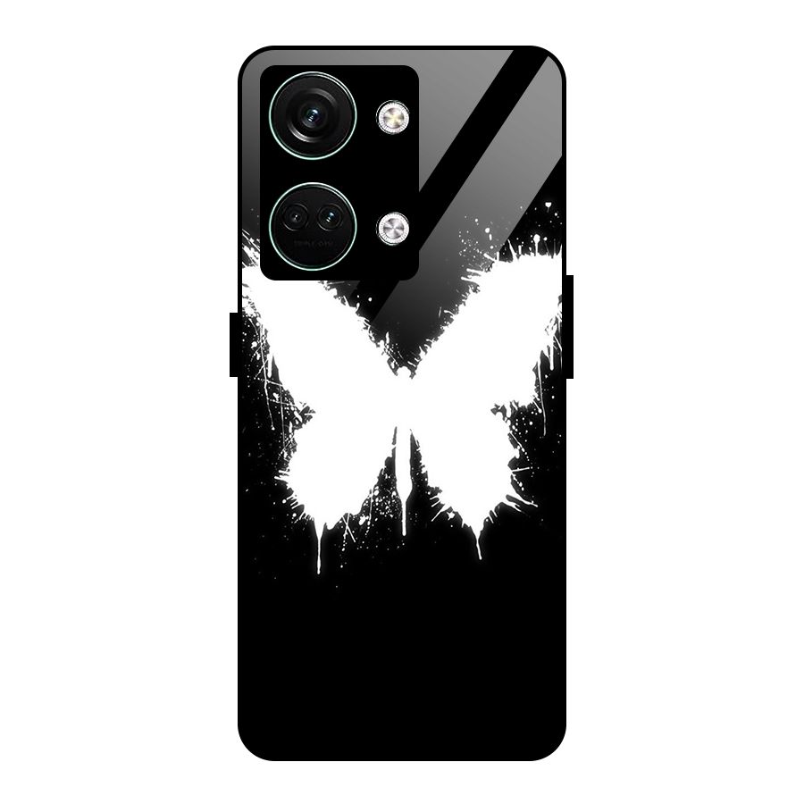Magic Butterfly Glass Back Case for Oneplus Nord 3