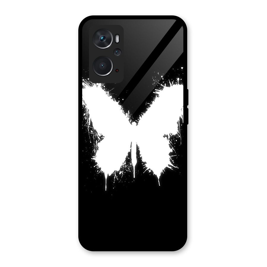 Magic Butterfly Glass Back Case for Oppo K10 4G