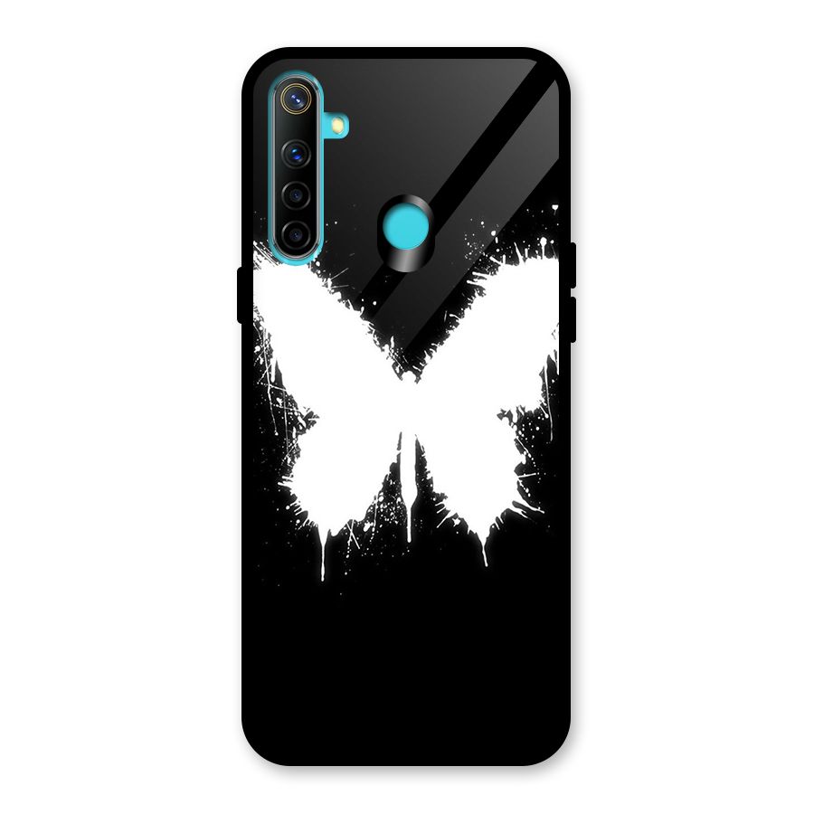 Magic Butterfly Glass Back Case for Realme 5i