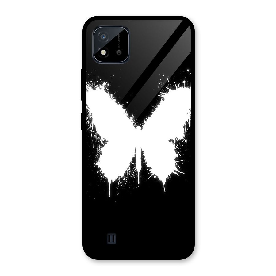 Magic Butterfly Glass Back Case for Realme C11 2021