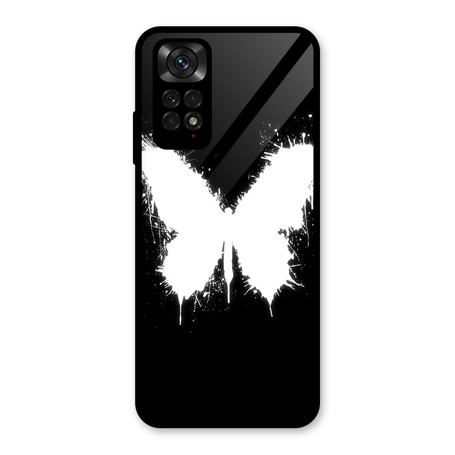 Magic Butterfly Glass Back Case for Redmi Note 11S