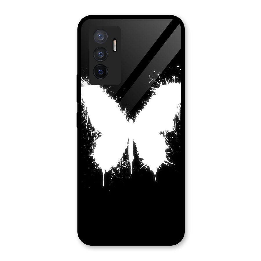 Magic Butterfly Glass Back Case for Vivo V23e