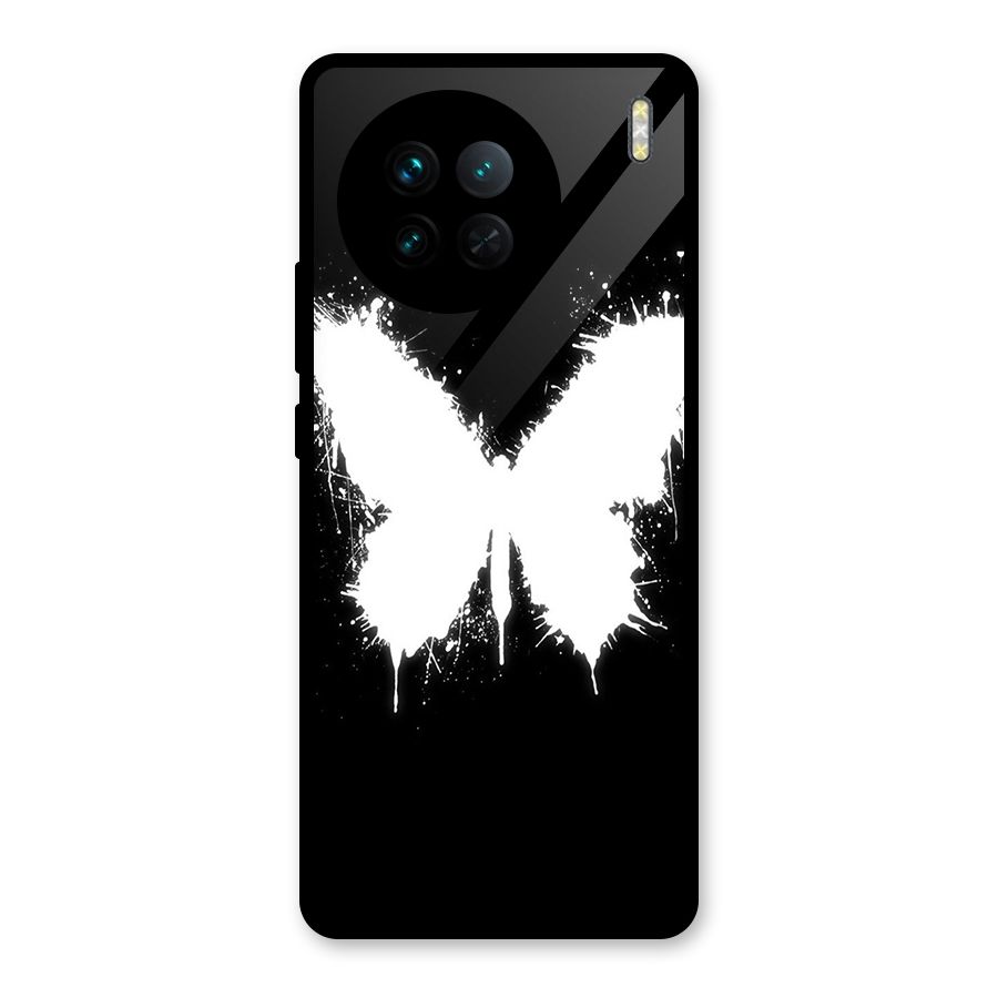 Magic Butterfly Glass Back Case for Vivo X90
