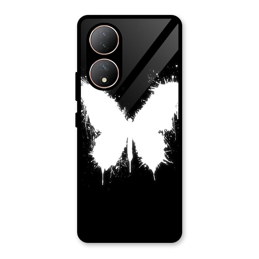 Magic Butterfly Glass Back Case for Vivo Y100A