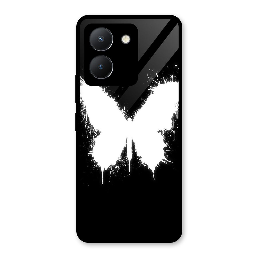 Magic Butterfly Glass Back Case for Vivo Y36