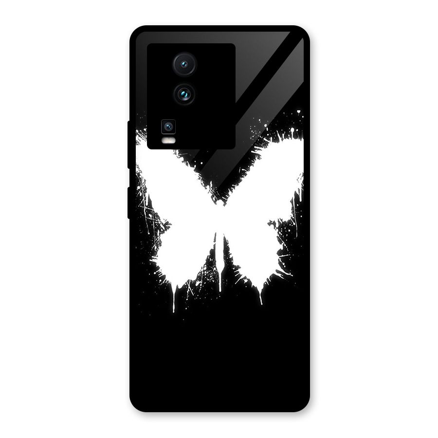 Magic Butterfly Glass Back Case for Vivo iQOO Neo 7