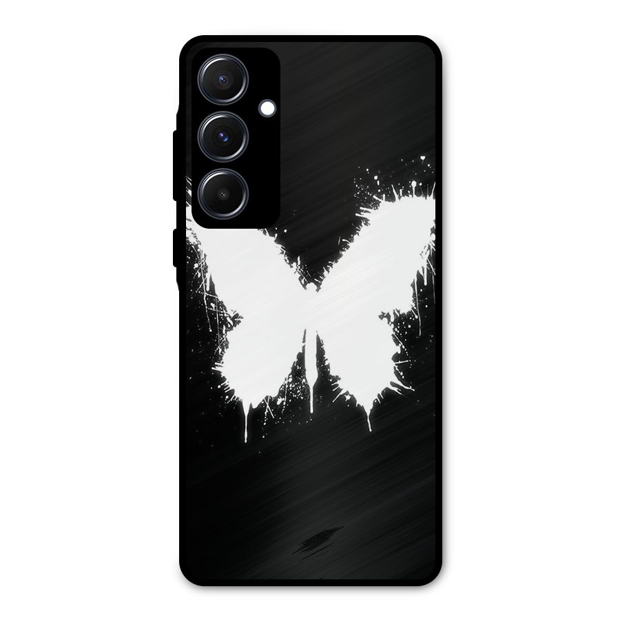 Magic Butterfly Metal Back Case for Galaxy A55