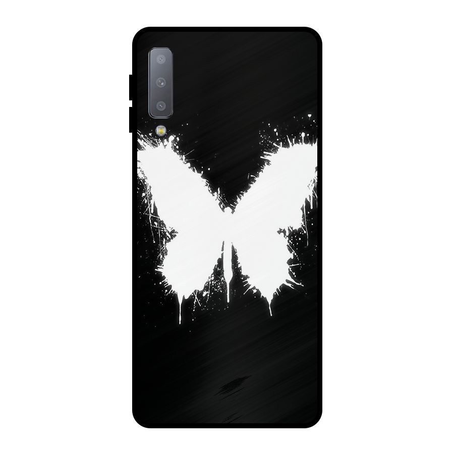 Magic Butterfly Metal Back Case for Galaxy A7 (2018)