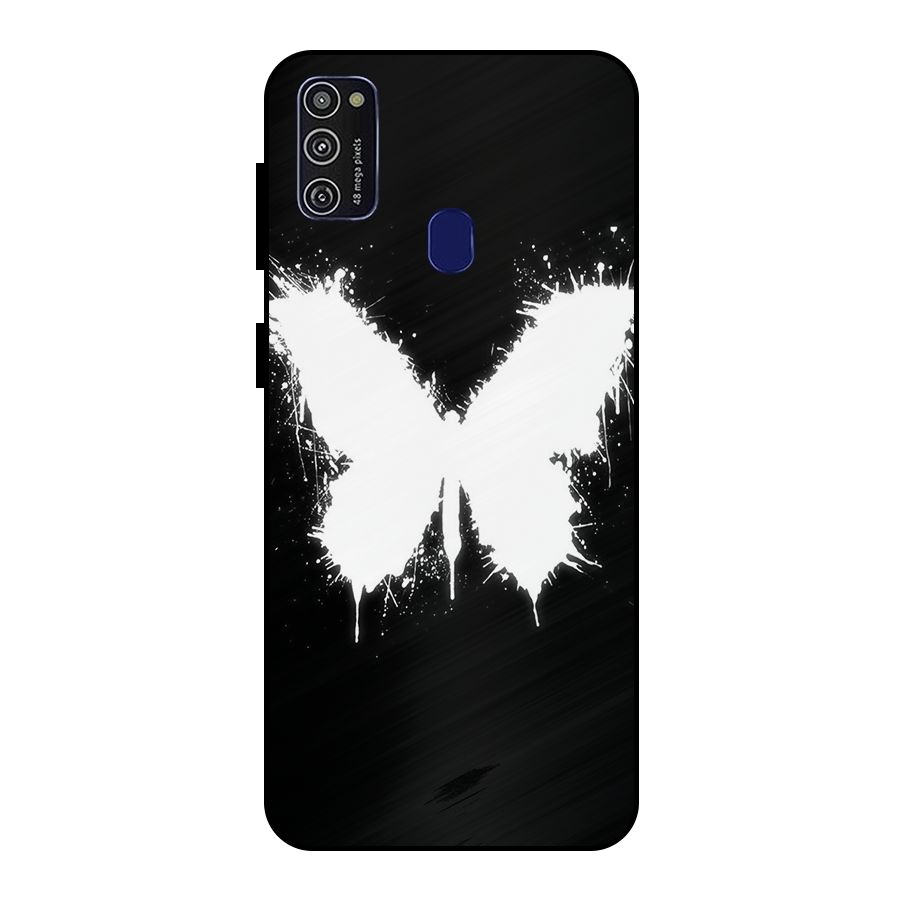 Magic Butterfly Metal Back Case for Galaxy M21