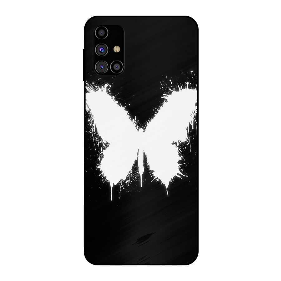 Magic Butterfly Metal Back Case for Galaxy M31s