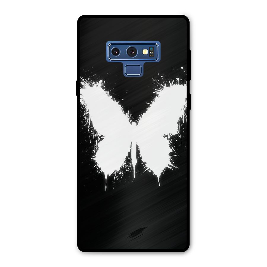 Magic Butterfly Metal Back Case for Galaxy Note 9