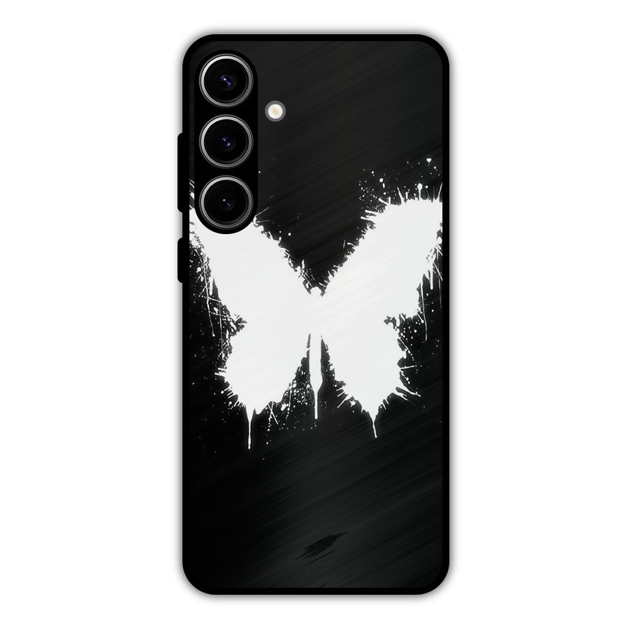 Magic Butterfly Metal Back Case for Galaxy S24 Plus