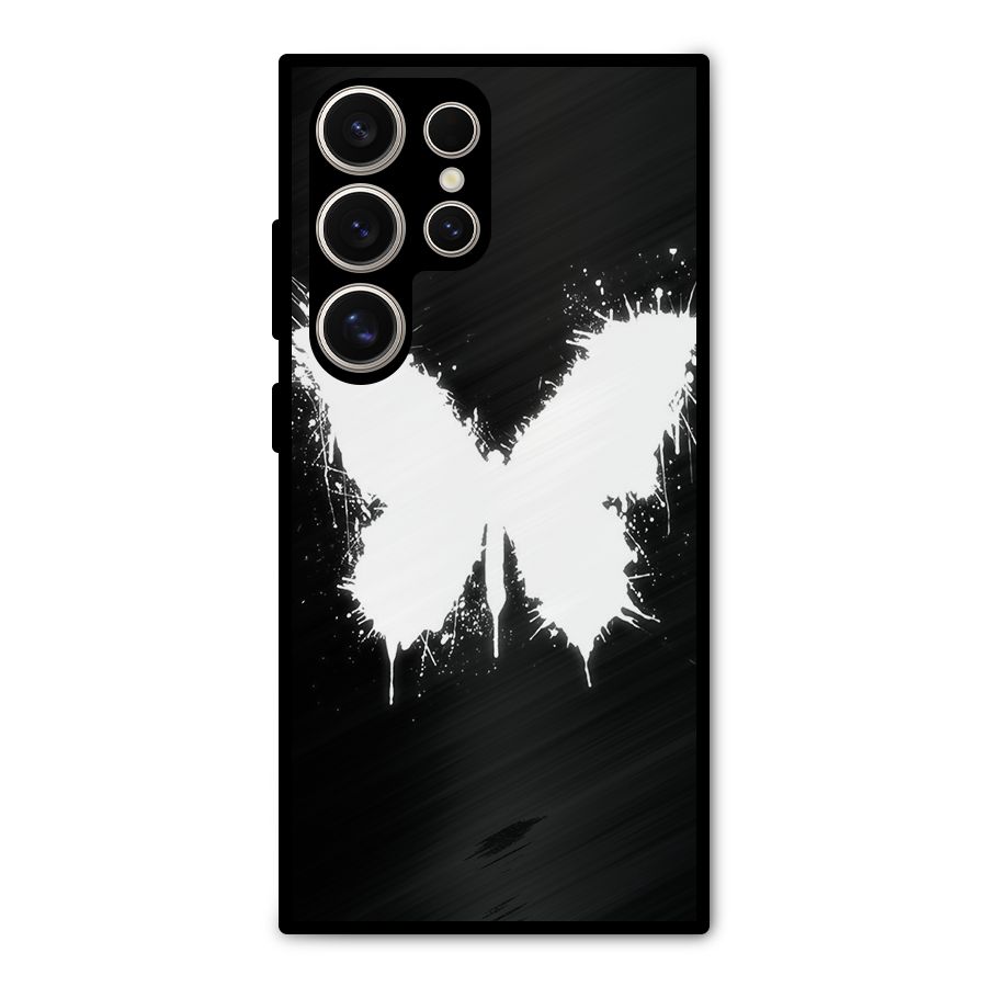 Magic Butterfly Metal Back Case for Galaxy S24 Ultra