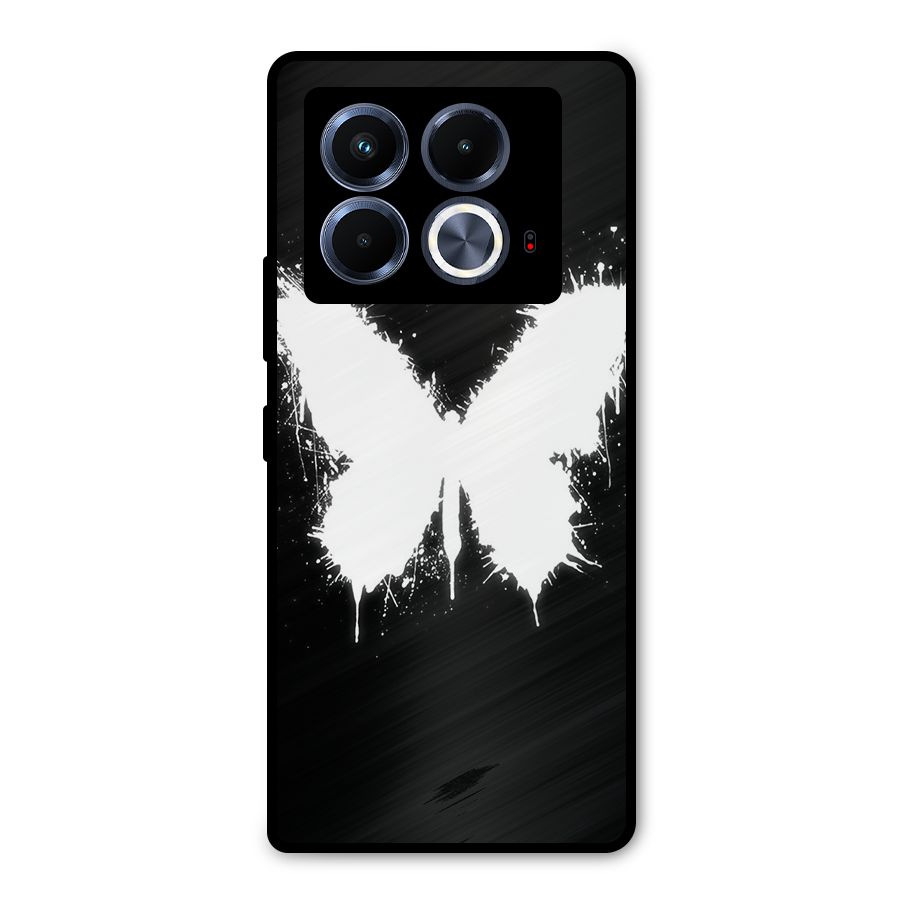 Magic Butterfly Metal Back Case for Infinix Note 40 5G
