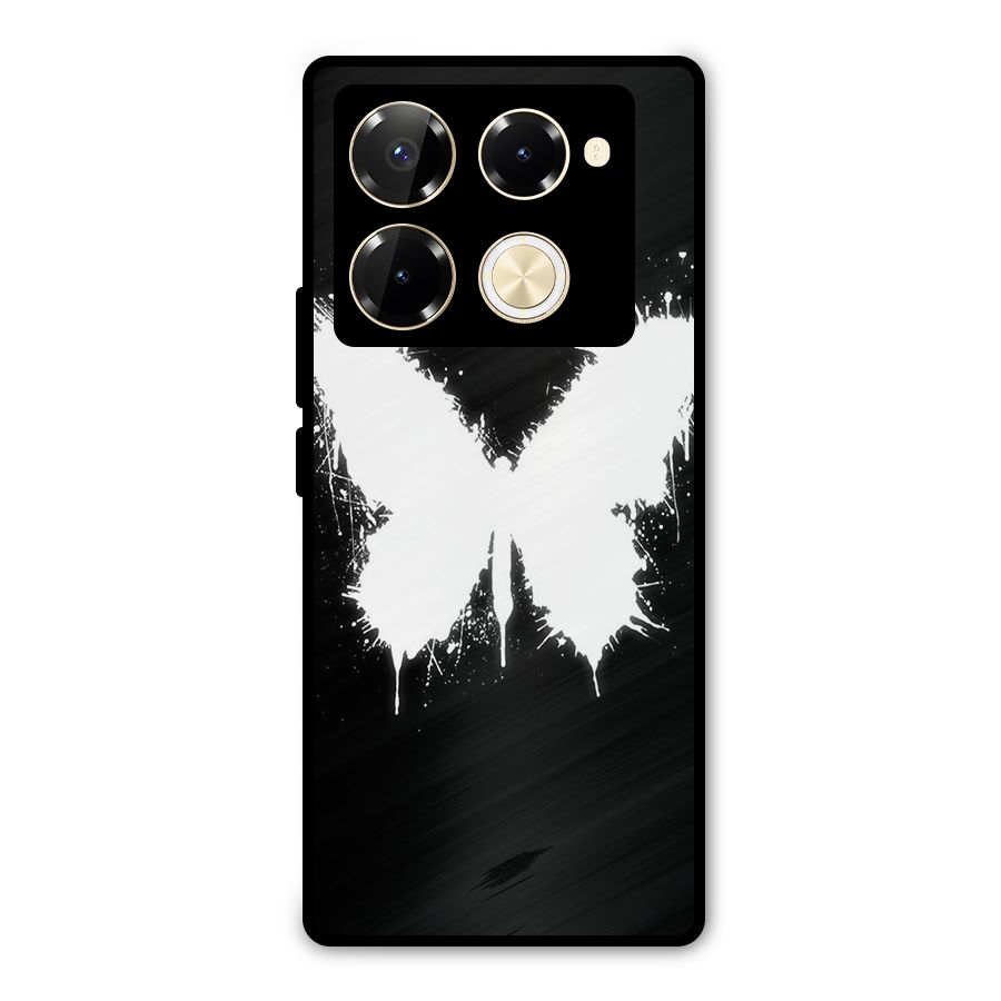 Magic Butterfly Metal Back Case for Infinix Note 40 Pro Plus