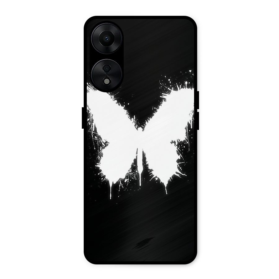 Magic Butterfly Metal Back Case for Oppo A78 5G