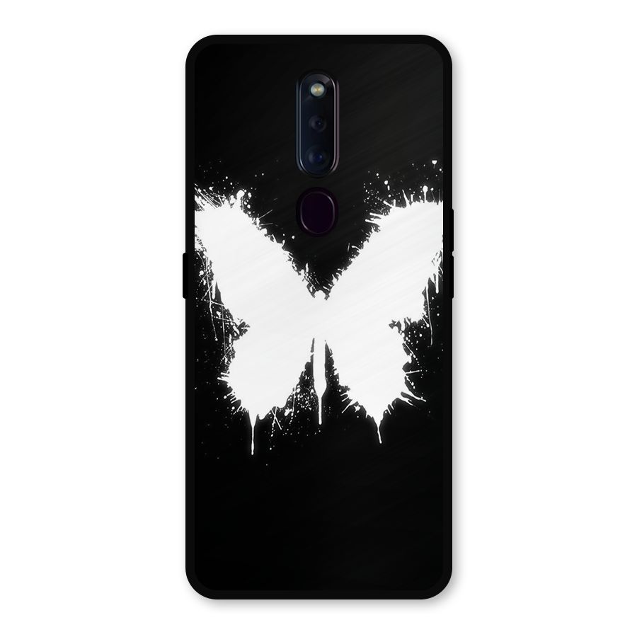 Magic Butterfly Metal Back Case for Oppo F11 Pro