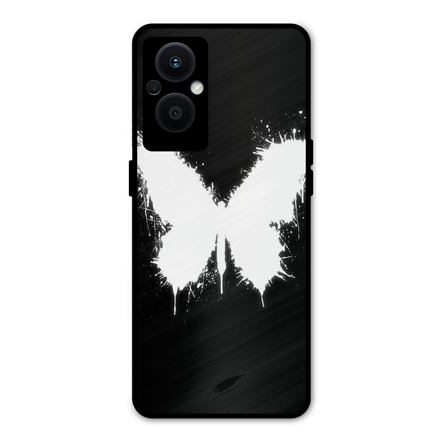 Magic Butterfly Metal Back Case for Oppo F21s Pro 5G