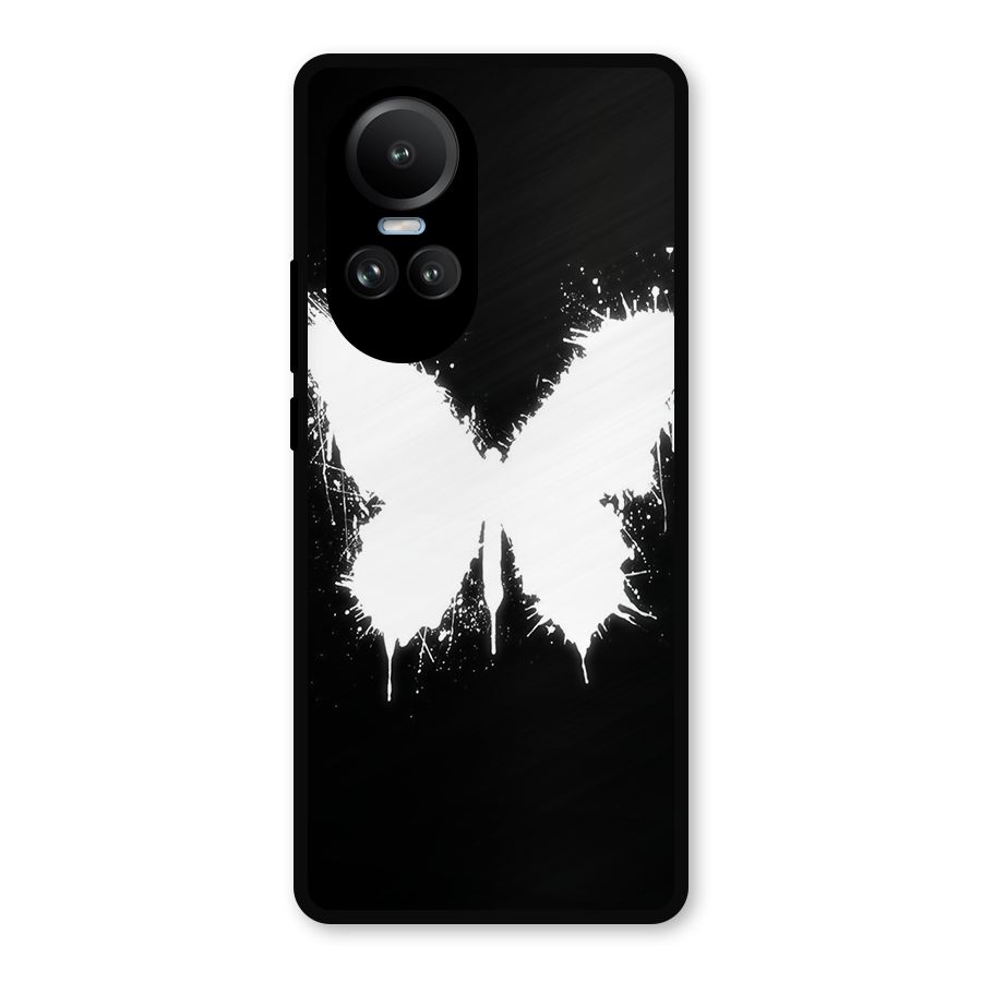 Magic Butterfly Metal Back Case for Oppo Reno10 Pro