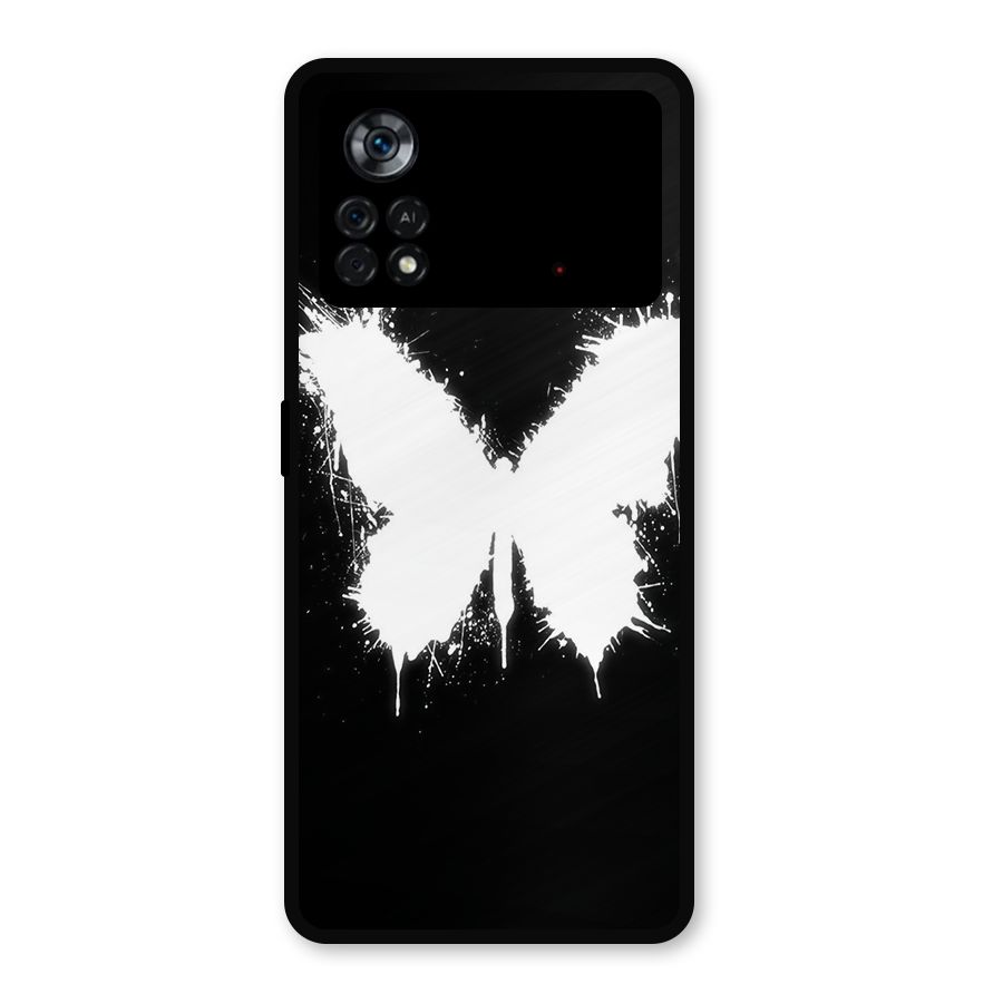 Magic Butterfly Metal Back Case for Poco X4 Pro 5G