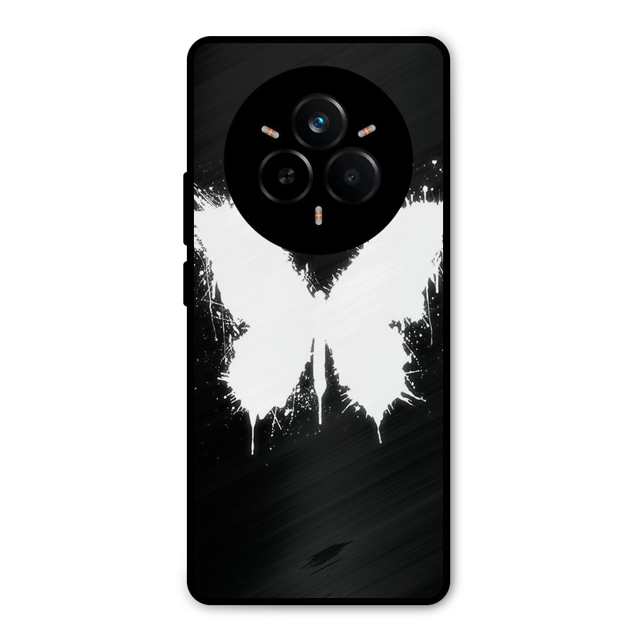 Magic Butterfly Metal Back Case for Realme 14 Pro
