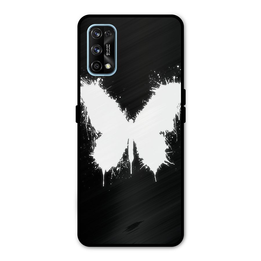 Magic Butterfly Metal Back Case for Realme 7 Pro