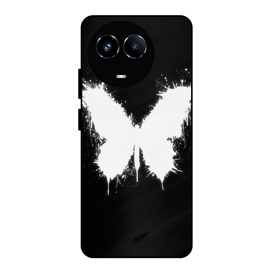 Magic Butterfly Metal Back Case for Realme Narzo 60X