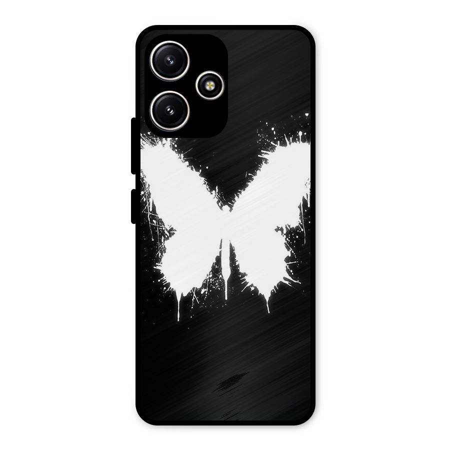 Magic Butterfly Metal Back Case for Redmi 12 5G