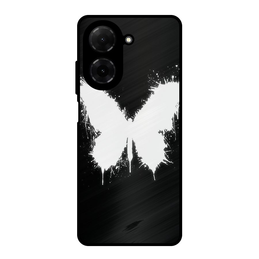 Magic Butterfly Metal Back Case for Redmi A5 4G