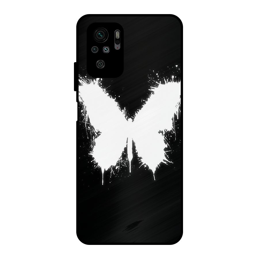 Magic Butterfly Metal Back Case for Redmi Note 10S