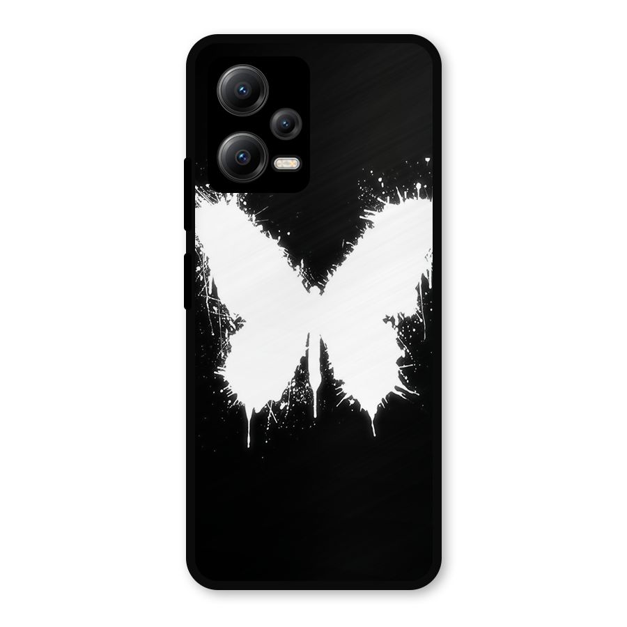 Magic Butterfly Metal Back Case for Redmi Note 12 5G