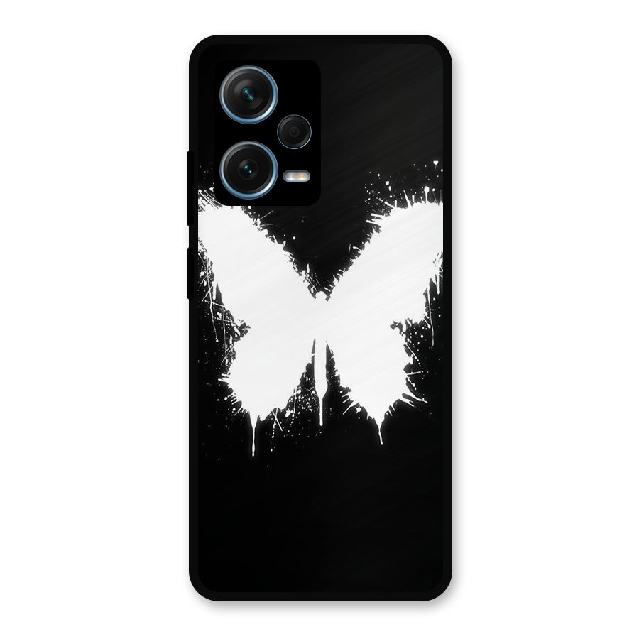 Magic Butterfly Metal Back Case for Redmi Note 12 Pro Plus 5G