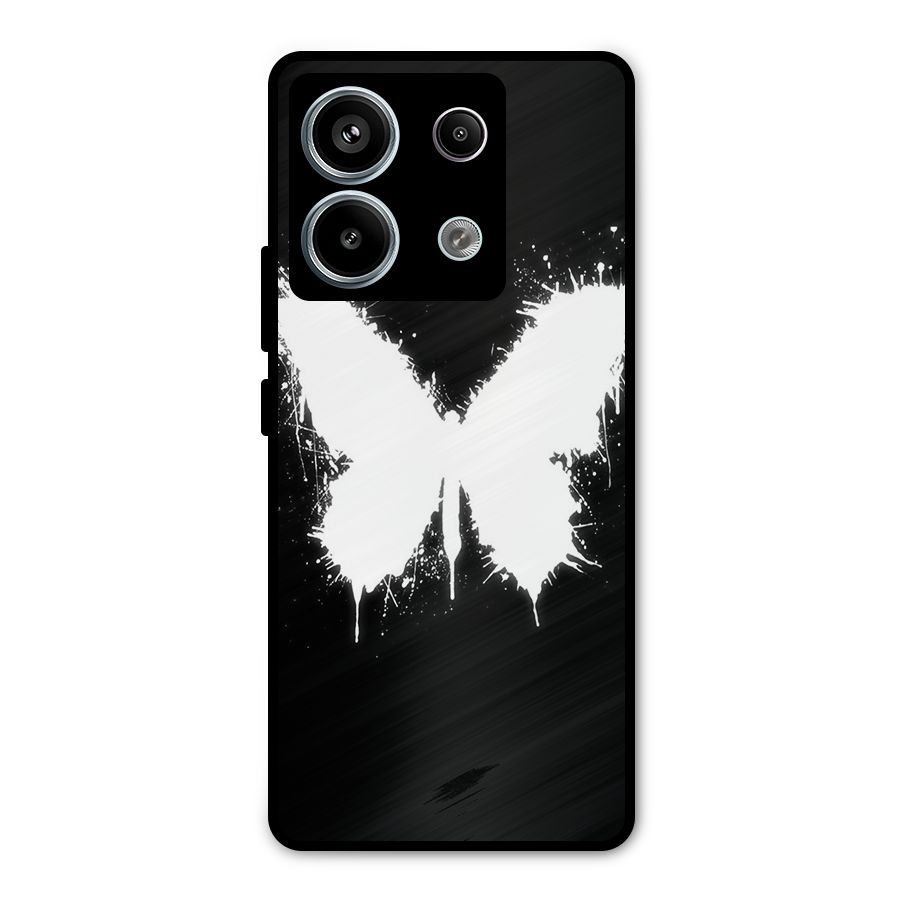 Magic Butterfly Metal Back Case for Redmi Note 13 Pro 5G