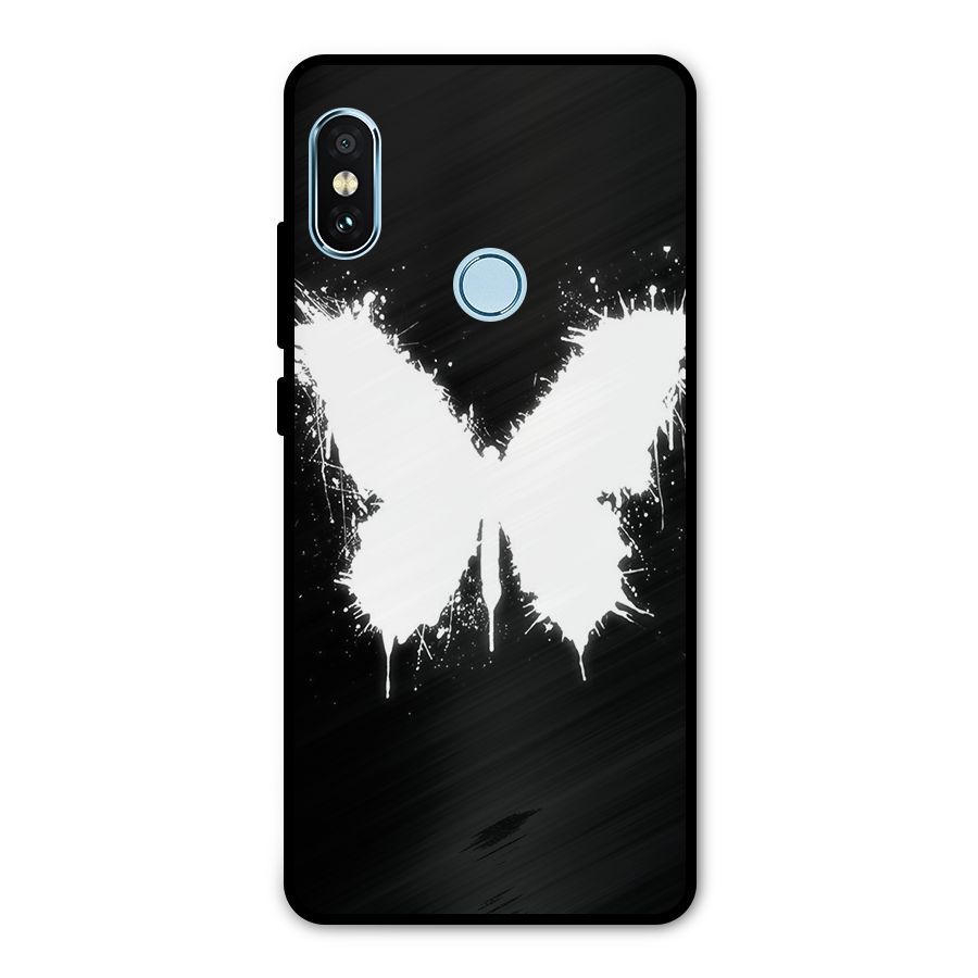 Magic Butterfly Metal Back Case for Redmi Note 5 Pro
