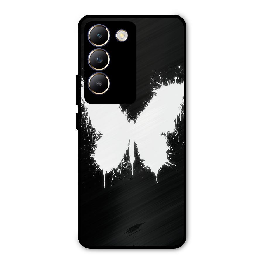 Magic Butterfly Metal Back Case for Vivo T3 5G