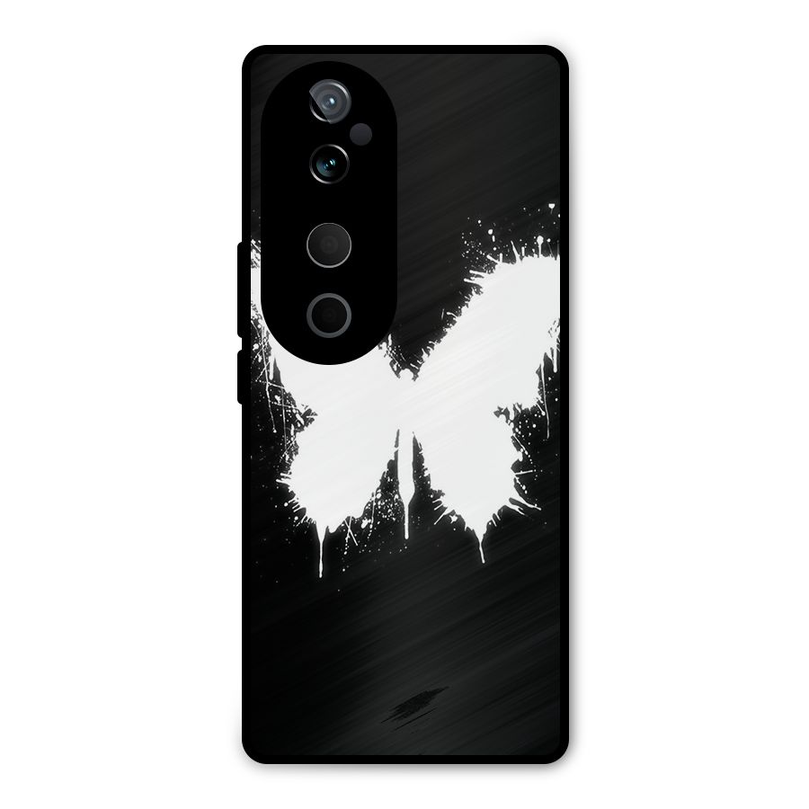 Magic Butterfly Metal Back Case for Vivo T3 Ultra
